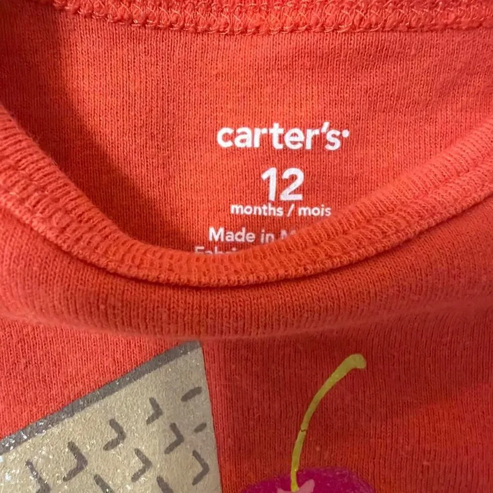 Carter-s Baby Girl T-shirt/Jeans size 12 months